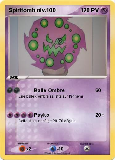 Pokemon Spiritomb niv.100