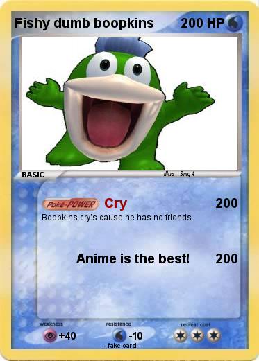 Pokemon Fishy dumb boopkins