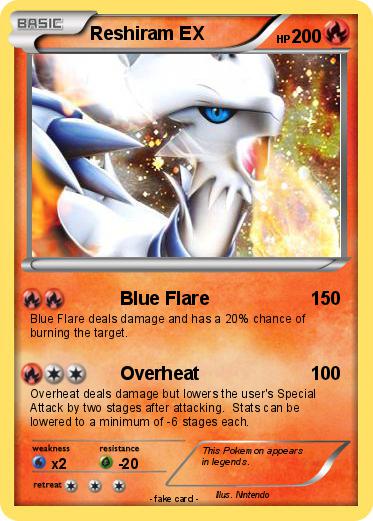 Pokemon Reshiram EX