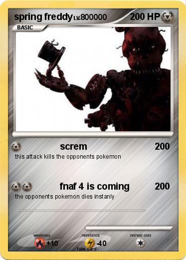 Pokemon spring freddy