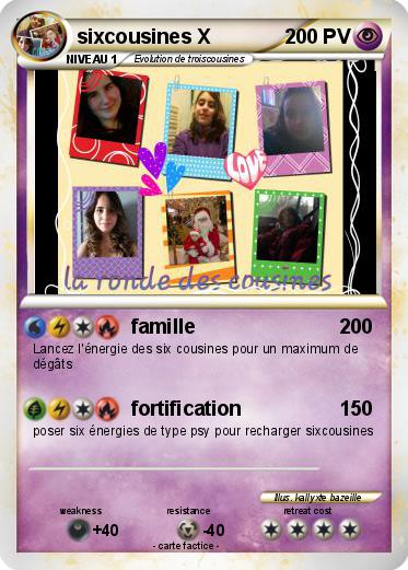 Pokemon sixcousines X
