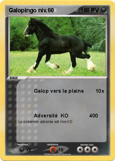 Pokemon Galopingo niv.60