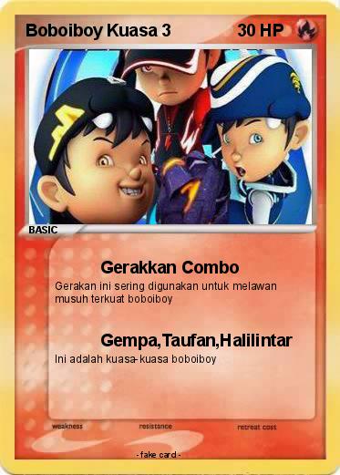 Pokemon Boboiboy Kuasa 3