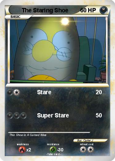 Pokemon The Staring Shoe