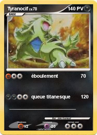 Pokemon Tyranocif