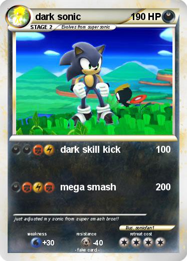 Pokemon dark sonic