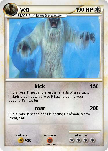 Pokemon yeti