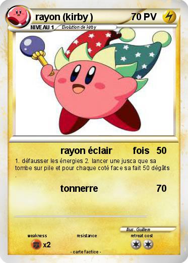 Pokemon rayon (kirby )