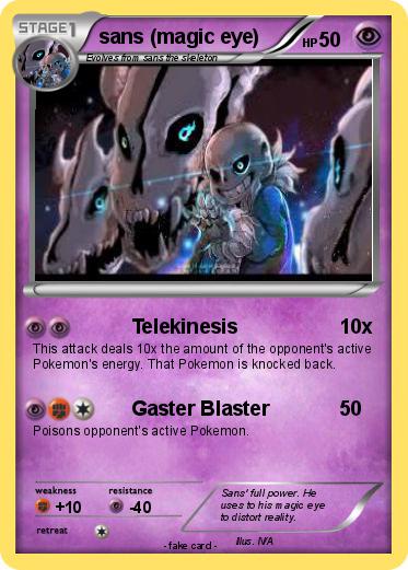 Pokemon sans (magic eye)