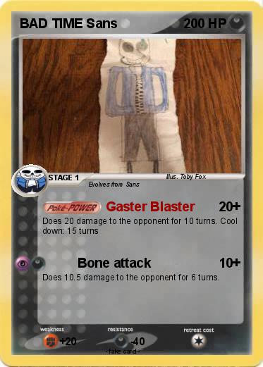 Pokemon BAD TIME Sans