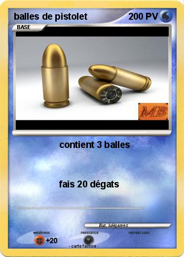Pokemon balles de pistolet