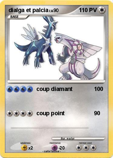 Pokemon dialga et palcia