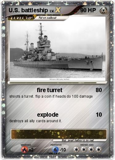 Pokemon U.S. battleship