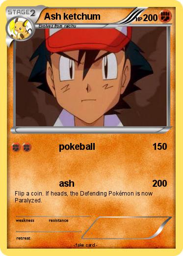 Pokemon Ash ketchum