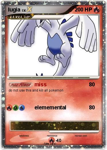 Pokemon lugia
