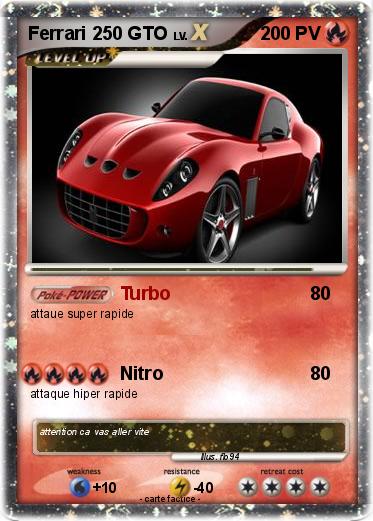 Pokemon Ferrari 250 GTO