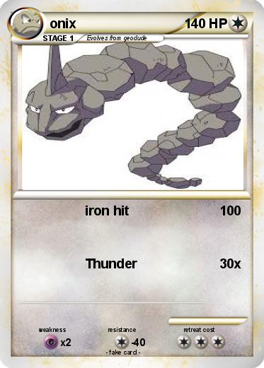 Pokemon onix