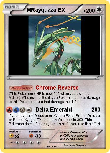 Pokemon MRayquaza EX