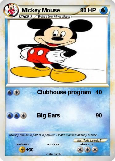 Pokemon Mickey Mouse