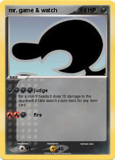 Pokemon mr. game & watch