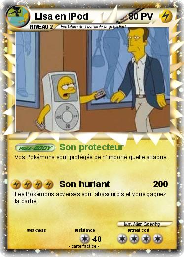 Pokemon Lisa en iPod