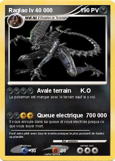 Pokemon Raglao lv 40 000