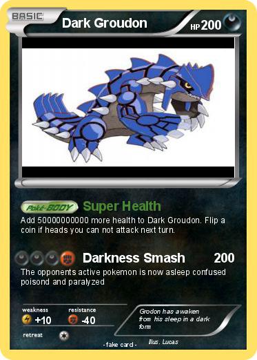 Pokemon Dark Groudon