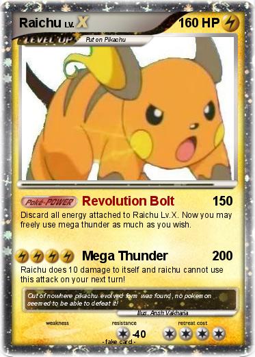 Pokemon Raichu