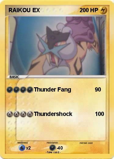 Pokemon RAIKOU EX