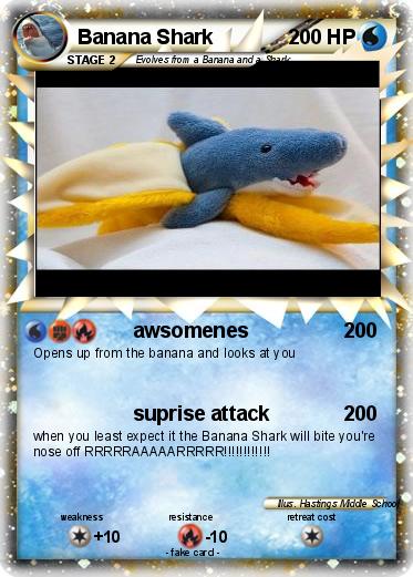 Pokemon Banana Shark