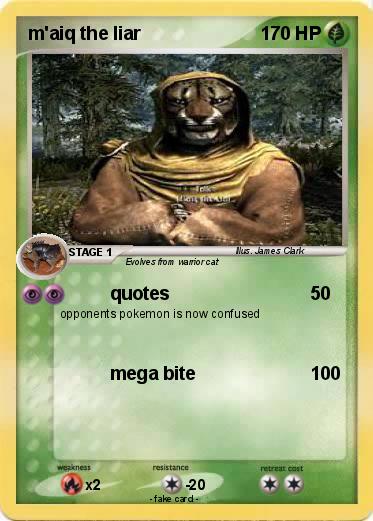Pokemon m'aiq the liar