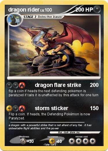 Pokemon dragon rider