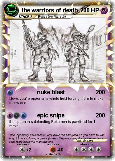 Pokemon the warriors of death