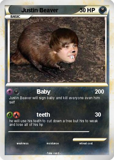 Pokemon Justin Beaver