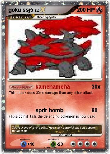 Pokemon goku ssj5