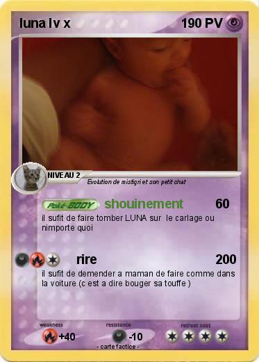 Pokemon luna lv x
