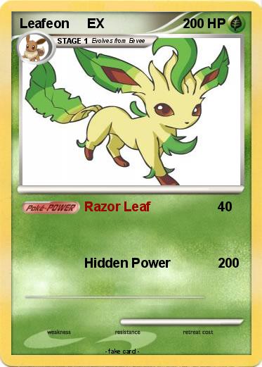 Pokemon Leafeon     EX