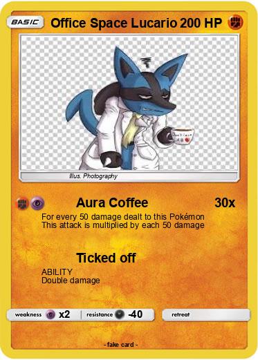 Pokemon Office Space Lucario
