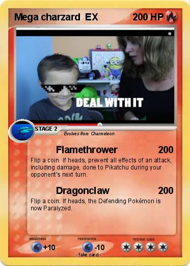 Pokemon Mega charzard  EX