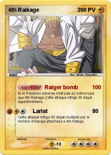 Pokemon 4th Raikage