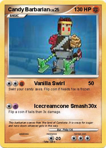 Pokemon Candy Barbarian