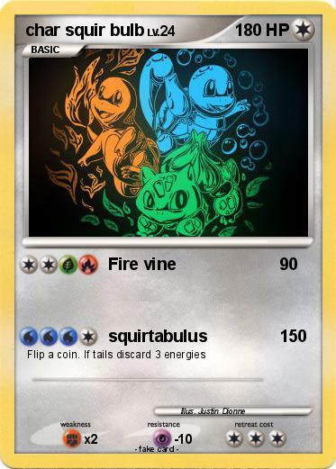 Pokemon char squir bulb