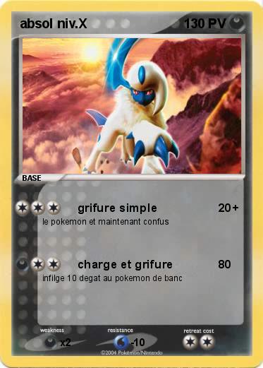 Pokemon absol niv.X