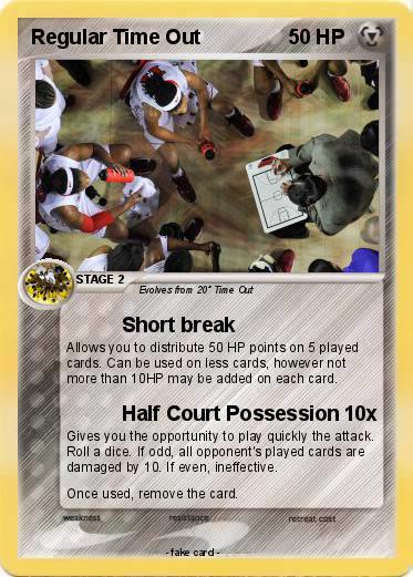 Pokemon Regular Time Out