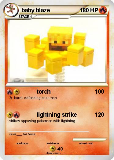 Pokemon baby blaze