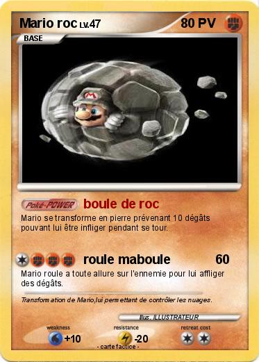 Pokemon Mario roc