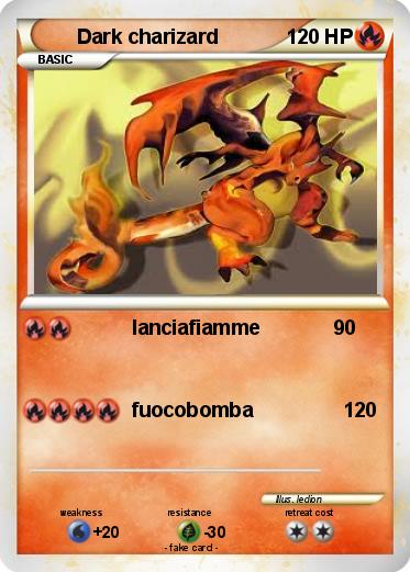 Pokemon Dark charizard