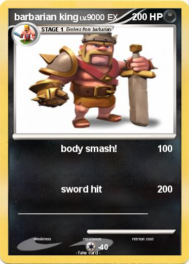 Pokemon barbarian king