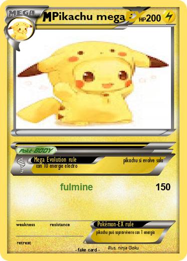 Pokemon Pikachu mega