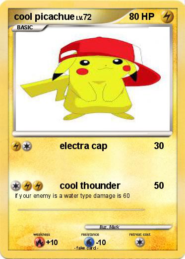 Pokemon cool picachue